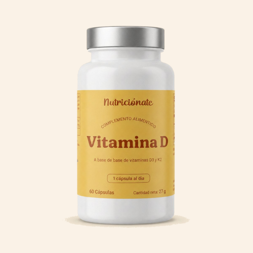 Vitamina D3+k2 en cápsulas Nutricionate